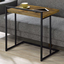 Load image into Gallery viewer, Dani Rectangular Snack Table with Metal Base
