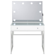 Load image into Gallery viewer, Eliza Makeup Vanity Table with LED Mirror and Stool