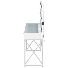Load image into Gallery viewer, Eliza Makeup Vanity Table with LED Mirror and Stool