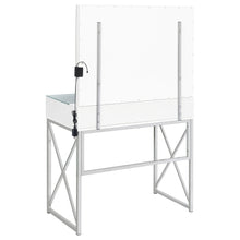 Load image into Gallery viewer, Eliza Makeup Vanity Table with LED Mirror and Stool