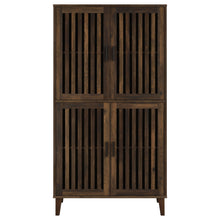 Load image into Gallery viewer, Elouise 4-door Engineered Wood Tall Accent Cabinet Dark Pine