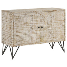Load image into Gallery viewer, Maille 2-door Accent Cabinet White Washed