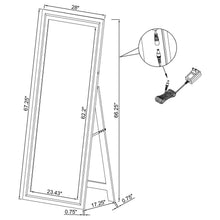 Load image into Gallery viewer, Windrose Standing Mirror with LED Lighting