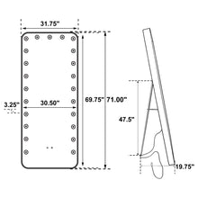 Load image into Gallery viewer, Canton Standing Mirror with LED Lighting and Bluetooth Speaker