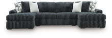Load image into Gallery viewer, Midnight-Madness Double Chaise 3-Piece Sectional
