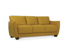Load image into Gallery viewer, Valeria Mustard Leather Sofa image
