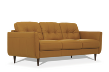 Load image into Gallery viewer, Radwan Camel Leather Sofa image