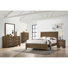 Load image into Gallery viewer, Miquell - Queen Bed - Brown, Light - 84"