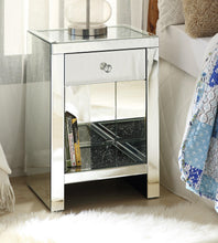 Load image into Gallery viewer, Noralie Mirrored & Faux Diamonds Accent Table