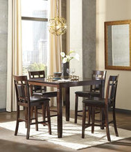 Load image into Gallery viewer, Bennox Counter Height Dining Table and Bar Stools (Set of 5)