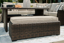 Load image into Gallery viewer, Brook Ranch Outdoor Sofa Sectional/Bench with Cushion (Set of 3)