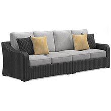 Load image into Gallery viewer, Beachcroft 2-Piece Outdoor Loveseat with Cushion