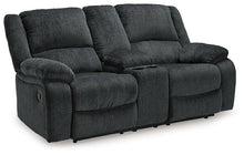 Load image into Gallery viewer, Draycoll Reclining Loveseat with Console