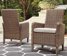 Load image into Gallery viewer, Beachcroft Outdoor Arm Chair with Cushion (Set of 2)