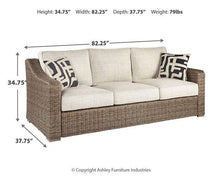 Load image into Gallery viewer, Beachcroft Outdoor Sofa with Cushion