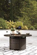 Load image into Gallery viewer, Paradise Trail Paradise Trail Fire Pit Table with 4 Nuvella Swivel Lounge Chairs