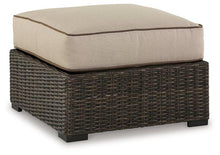 Load image into Gallery viewer, Coastline Bay Outdoor Ottoman with Cushion