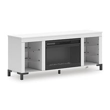 Load image into Gallery viewer, Brollevi 60" TV Stand with Electric Fireplace