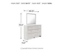 Load image into Gallery viewer, Altyra Dresser and Mirror