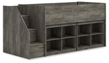 Load image into Gallery viewer, Frandern Loft Bed with Bookcase Storage