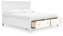 Load image into Gallery viewer, Fortman Panel Storage Bed