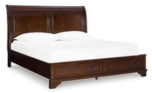 Load image into Gallery viewer, Trellington Sleigh Storage Bed
