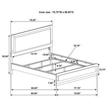 Load image into Gallery viewer, Caraway Panel Bed with LED Lighting