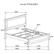 Load image into Gallery viewer, Caraway Panel Bed with LED Lighting