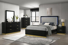 Load image into Gallery viewer, Caraway Panel Bed with LED Lighting
