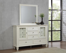 Load image into Gallery viewer, Sandy Beach Rectangular Dresser Mirror Cream White