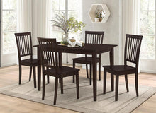 Load image into Gallery viewer, Gomez 5-piece Rectangular Dining Table Set Cappuccino