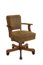 Load image into Gallery viewer, Mitchell Upholstered Game Chair Olive-brown and Amber