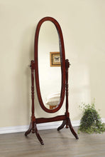 Load image into Gallery viewer, Foyet Oval Cheval Mirror Merlot