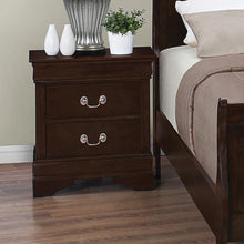 Load image into Gallery viewer, Louis Philippe 2-drawer Nightstand Cappuccino