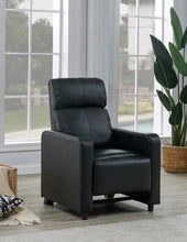 Load image into Gallery viewer, Toohey Home Theater Push Back Recliner Black