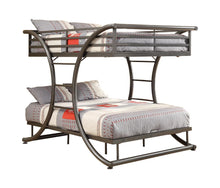Load image into Gallery viewer, Stephan Full Over Full Bunk Bed Gunmetal
