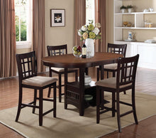 Load image into Gallery viewer, Lavon Lattice Back Counter Stools Tan and Espresso (Set of 2)