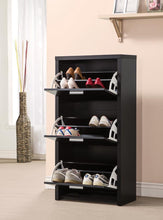 Load image into Gallery viewer, Vivian 3-drawer Shoe Cabinet Black