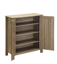 Load image into Gallery viewer, Marisa 4-shelf Shoe Cabinet Dark Taupe