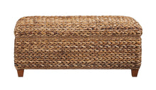 Load image into Gallery viewer, Laughton Hand-Woven Banana Leaf Storage Trunk Amber
