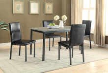Load image into Gallery viewer, Garza Upholstered Dining Chairs Black (Set of 2)
