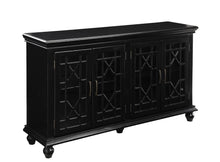 Load image into Gallery viewer, Kovu 4-door Accent Cabinet Black