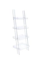 Load image into Gallery viewer, Amaturo 4-shelf Ladder Bookcase Clear