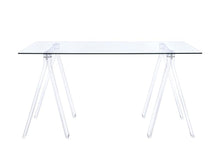 Load image into Gallery viewer, Amaturo Writing Desk with Glass Top Clear