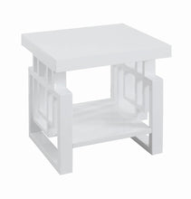 Load image into Gallery viewer, Schmitt Rectangular End Table High Glossy White