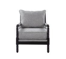 Load image into Gallery viewer, Blanchett Cushion Back Accent Chair Grey and Black