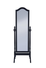 Load image into Gallery viewer, Cabot Rectangular Cheval Mirror with Arched Top Black