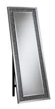 Load image into Gallery viewer, Carisi Rectangular Standing Mirror with LED Lighting Silver