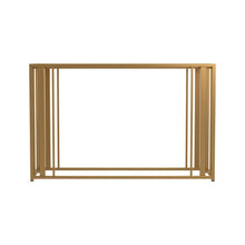Load image into Gallery viewer, Adri Metal Frame Sofa Table Matte Brass
