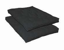 Load image into Gallery viewer, 9" Deluxe Innerspring Futon Pad Black